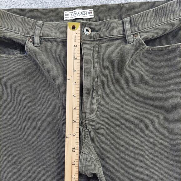 Jos. A Bank Pants Men's 38X32 Olive Corduroy Cotton Blend Tailored Fit Pockets - Picture 6 of 15